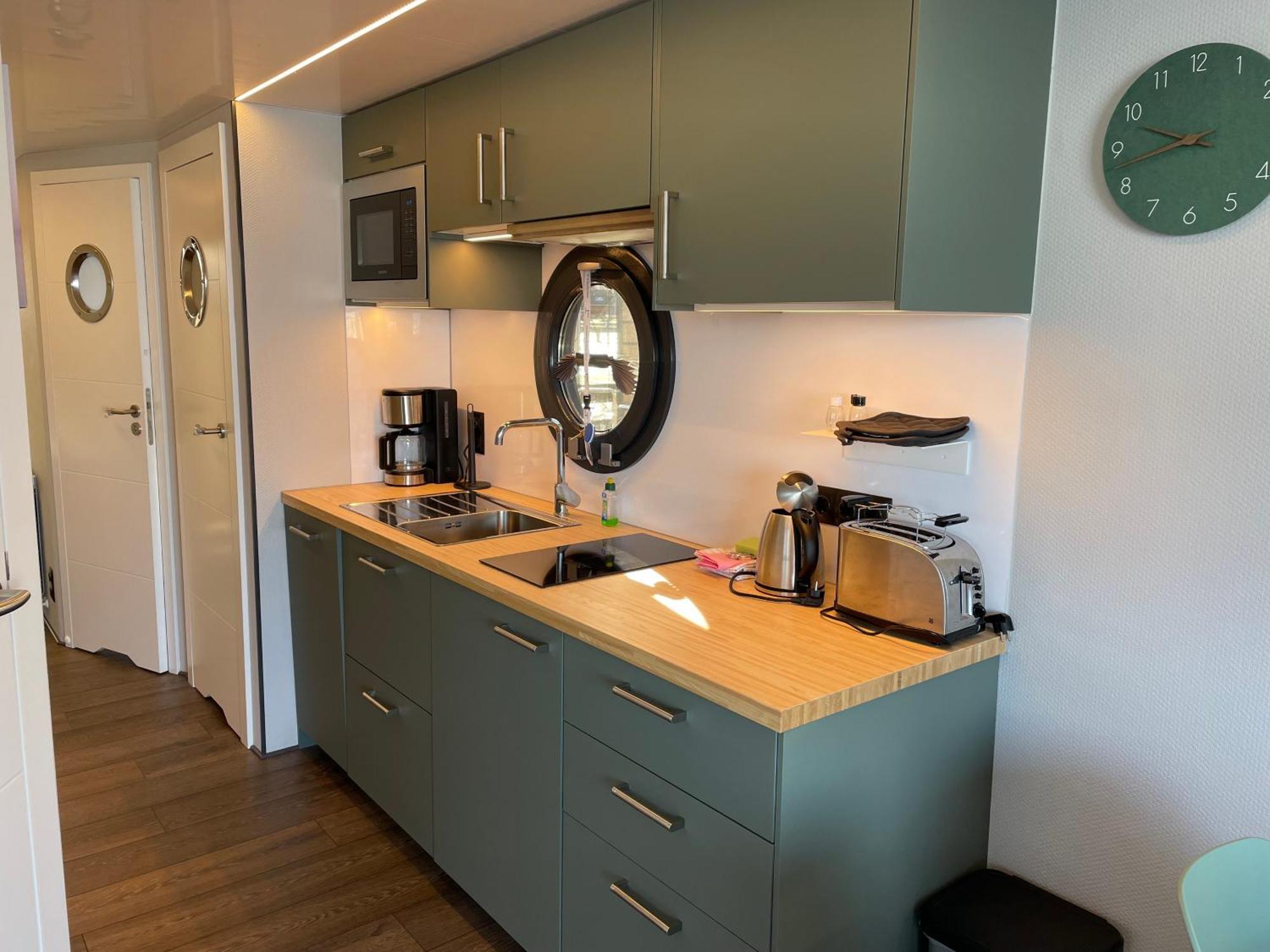 Hausboot Fjord Baltica Mit Dachterrasse In Barth 호텔 외부 사진