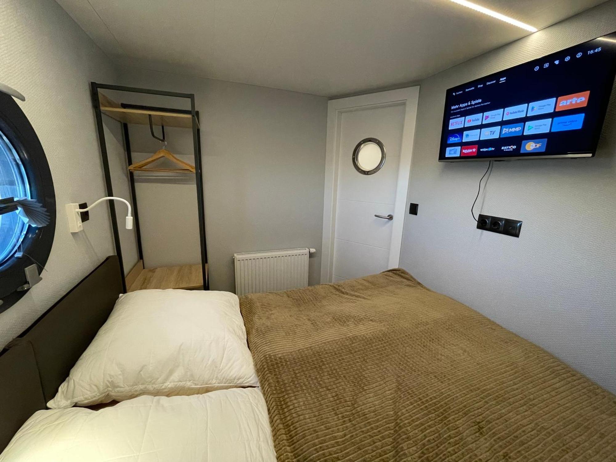 Hausboot Fjord Baltica Mit Dachterrasse In Barth 호텔 외부 사진
